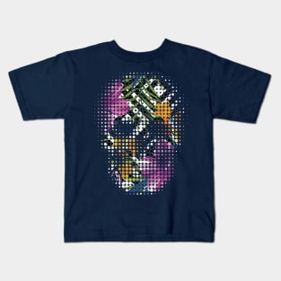 Tropical Skull Dots Kids T-Shirt